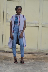 KV Grey Sleeveless Jacket - Crepe